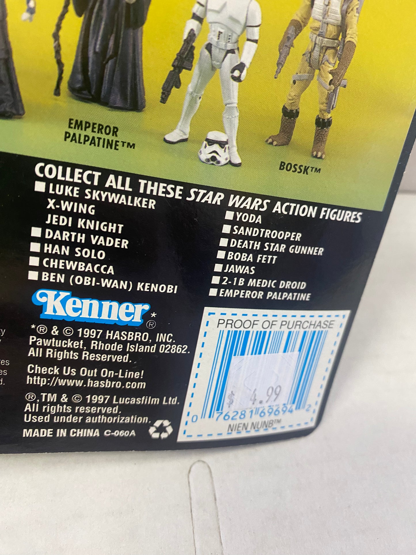 KENNER (1997) STAR WARS THE POWER OF THE FORCE NIEN NUNB