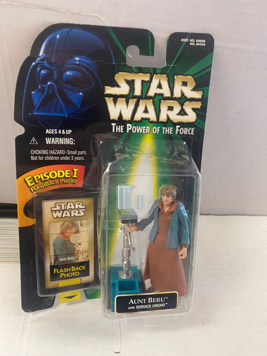 HASBRO STAR WARS THE POWER OF THE FORCE AUNT BERU (1998)