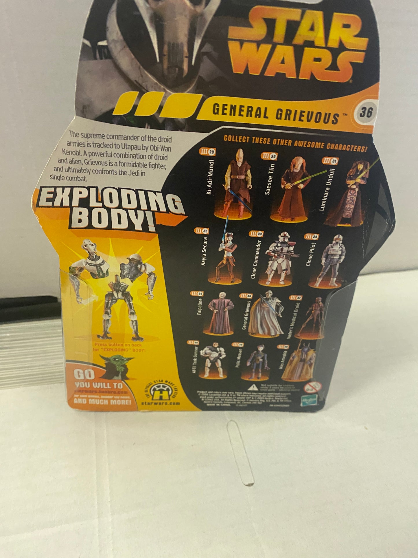 HASBRO STAR WARS THE REVENGE OF THE SITH GENERAL GRIEVOUS