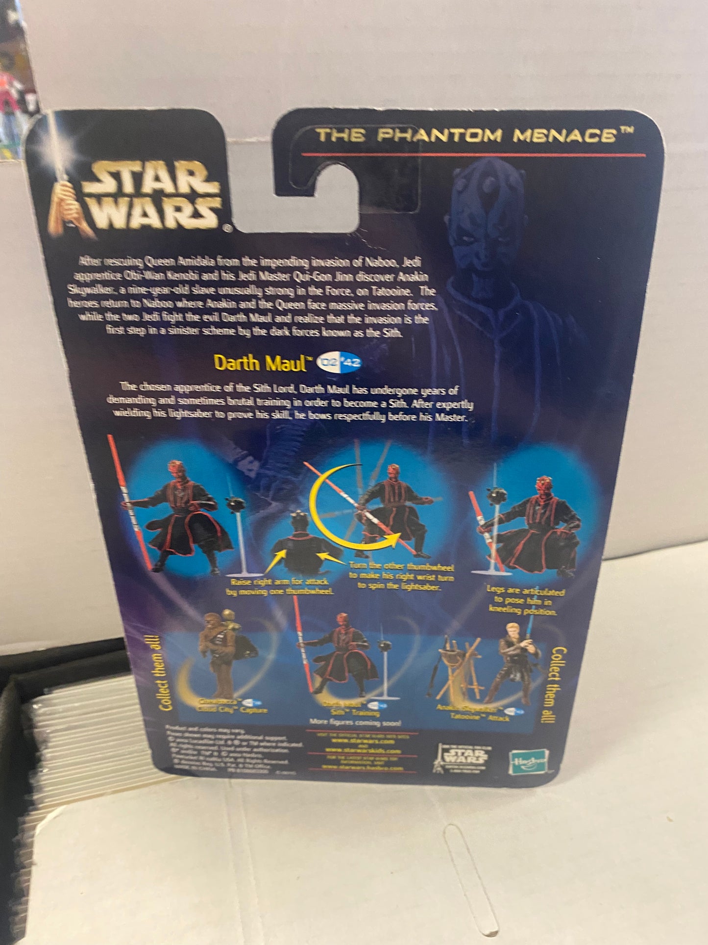 HASBRO STAR WARS THE PHANTOM MENACE DARTH MAUL (2002)