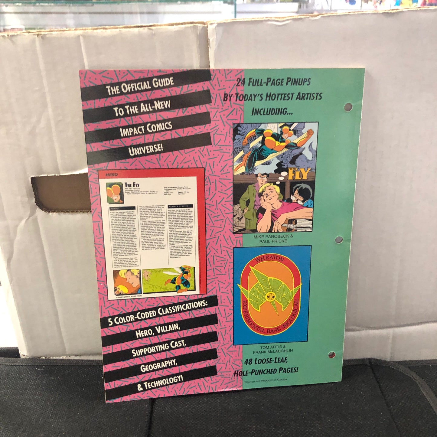 IMPACT COMICS IMPACT COMICS WHOS WHO 1 1991