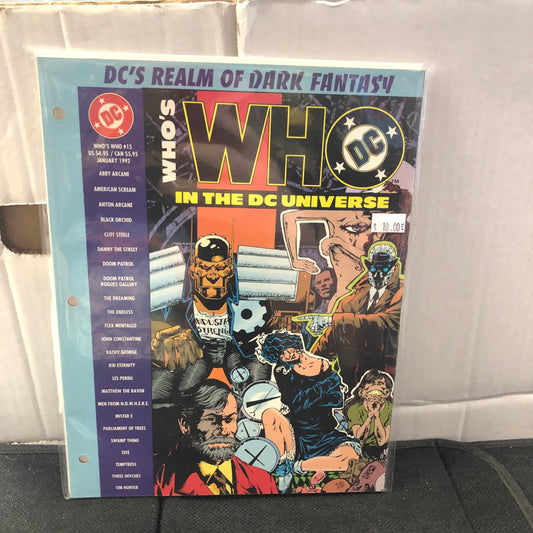 DC COMICS WHOS WHO 15 1992