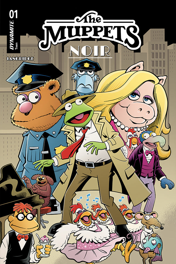 DYNAMITE MUPPETS NOIR #1 CVR A ROGER LANGRIDGE