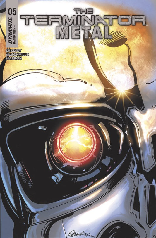 DYNAMITE TERMINATOR METAL #5 CVR B BOB LAYTON VAR