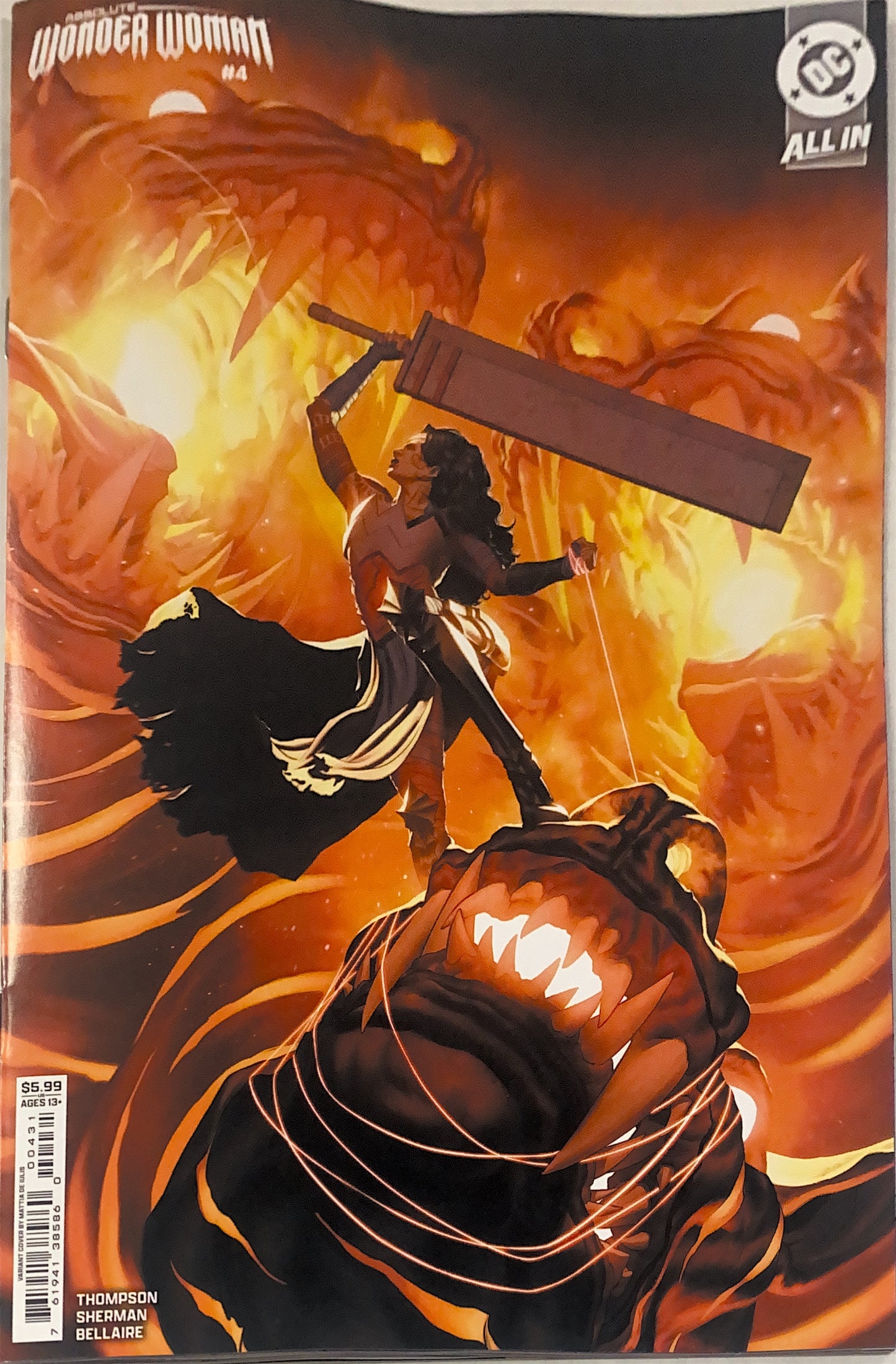 DC COMICS ABSOLUTE WONDER WOMAN #4 COVER C