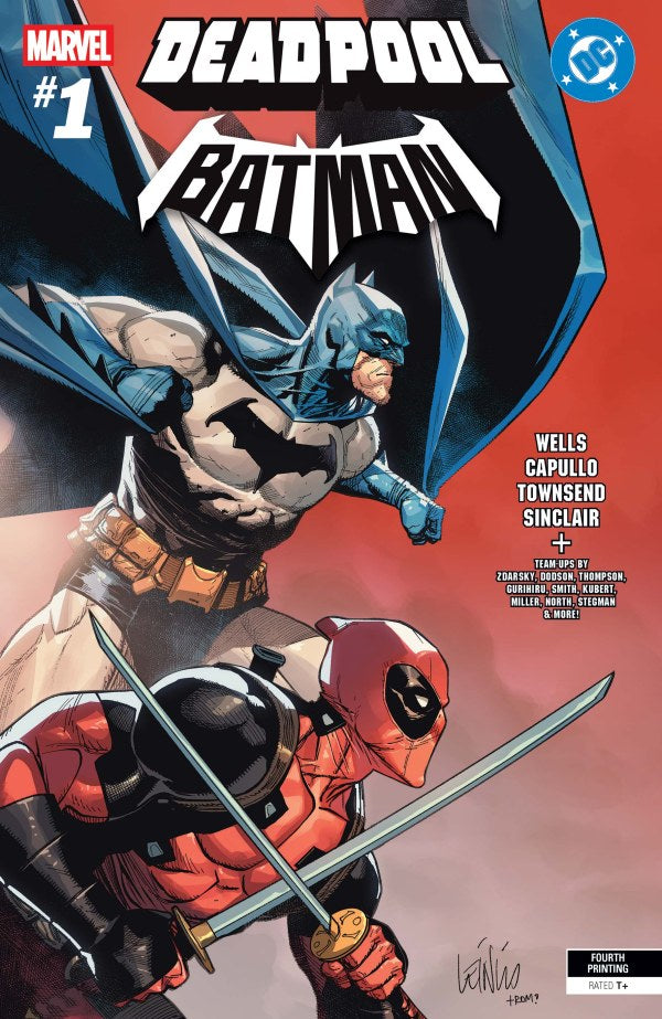 MARVEL COMICS MARVEL/DC: DEADPOOL/BATMAN #1 LEINIL YU 4TH PRINTING VARIANT