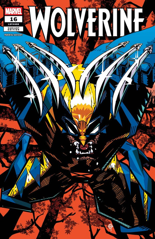 MARVEL WOLVERINE #16 DAMION SCOTT VARIANT