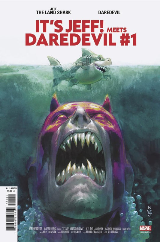 MARVEL COMICS IT'S JEFF MEETS DAREDEVIL #1 NIC KLEIN VARIANT
