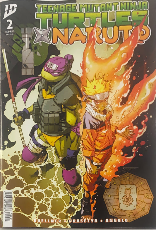 IDW PUBLISHING TEENAGE MUTANT NINJA TURTLES/NARUTO #2