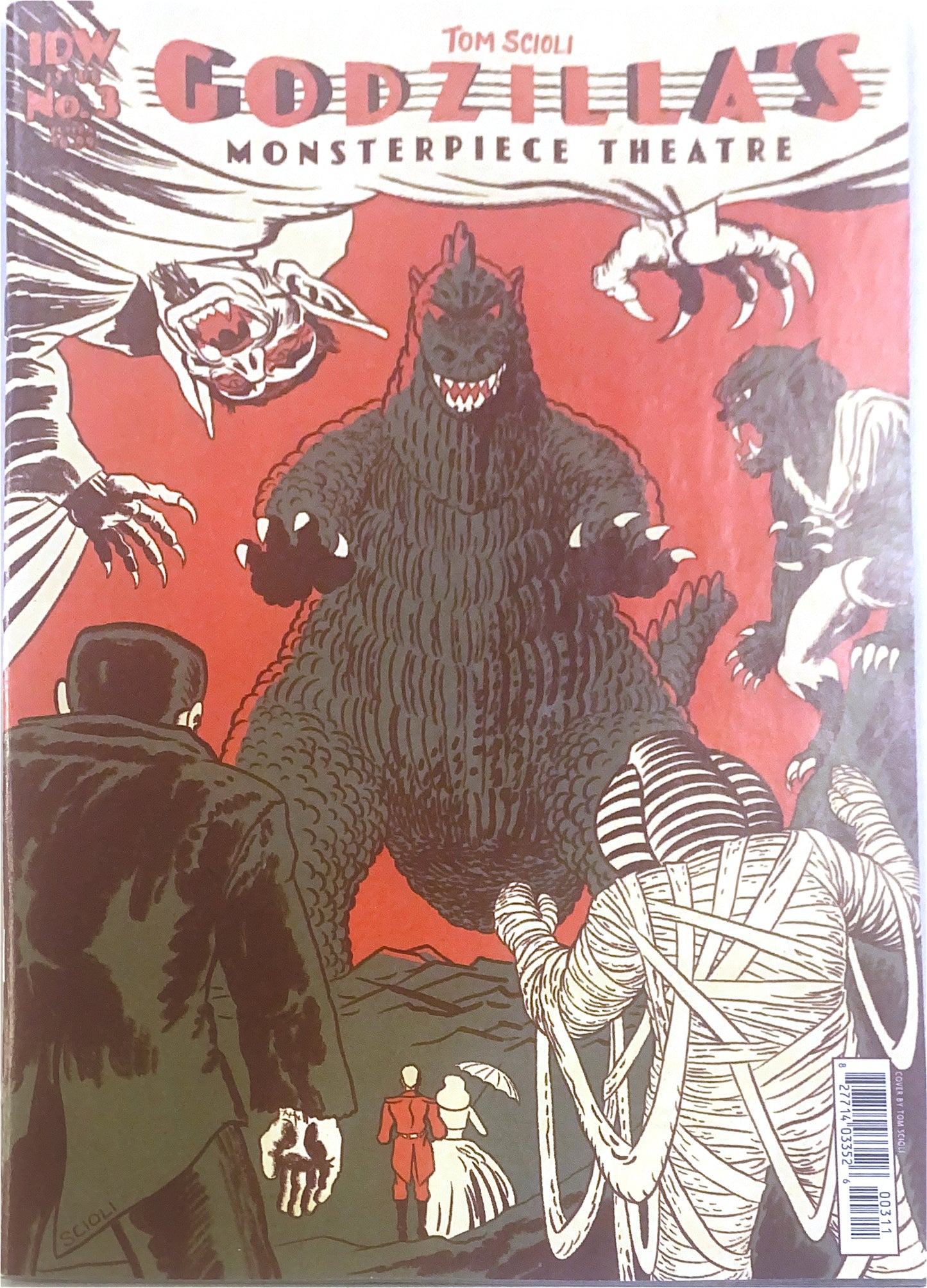 IDW PUBLISHING GODZILLA MONSTERPIECE THEATRE #3