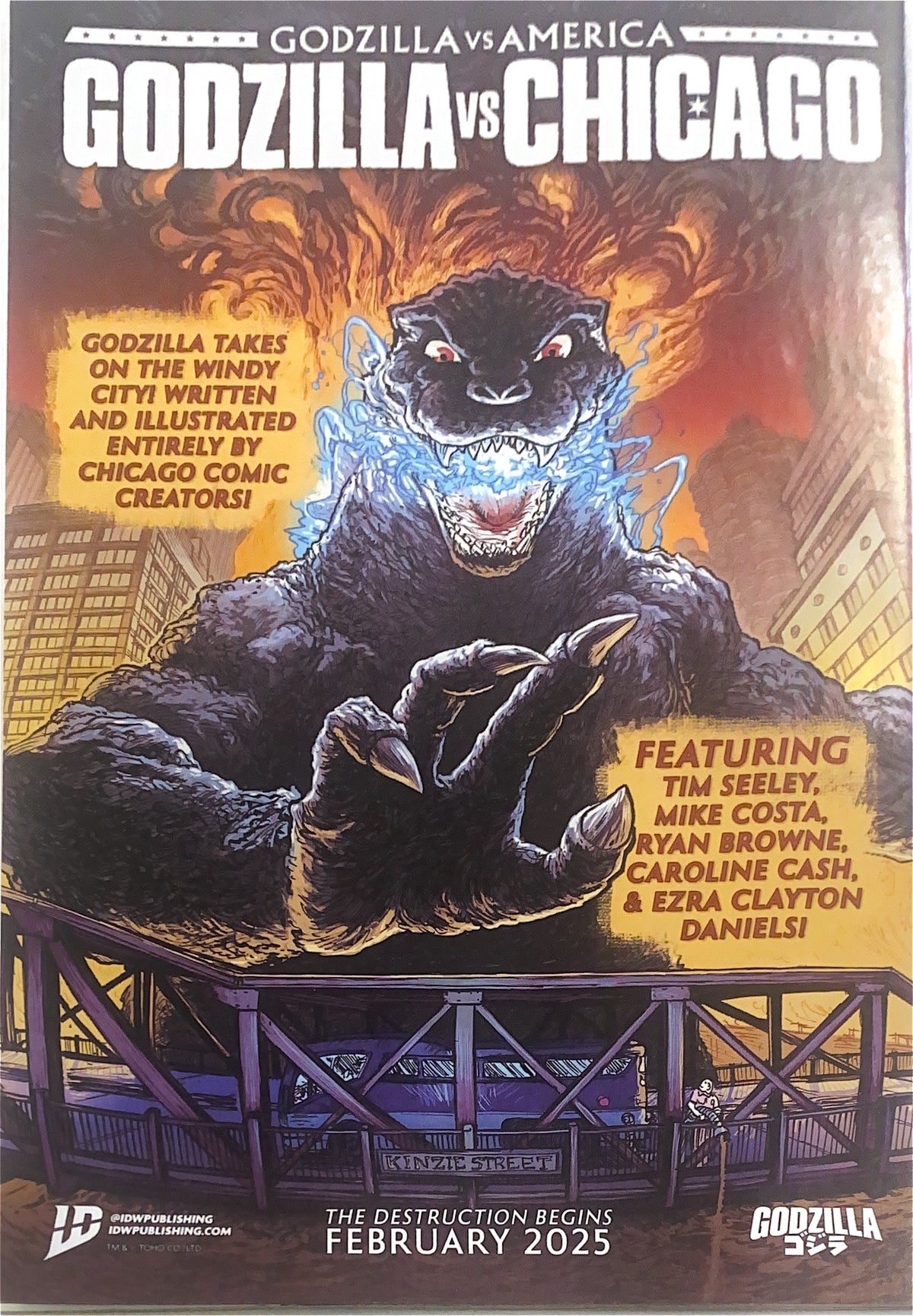 IDW PUBLISHING GODZILLA MONSTERPIECE THEATRE #3