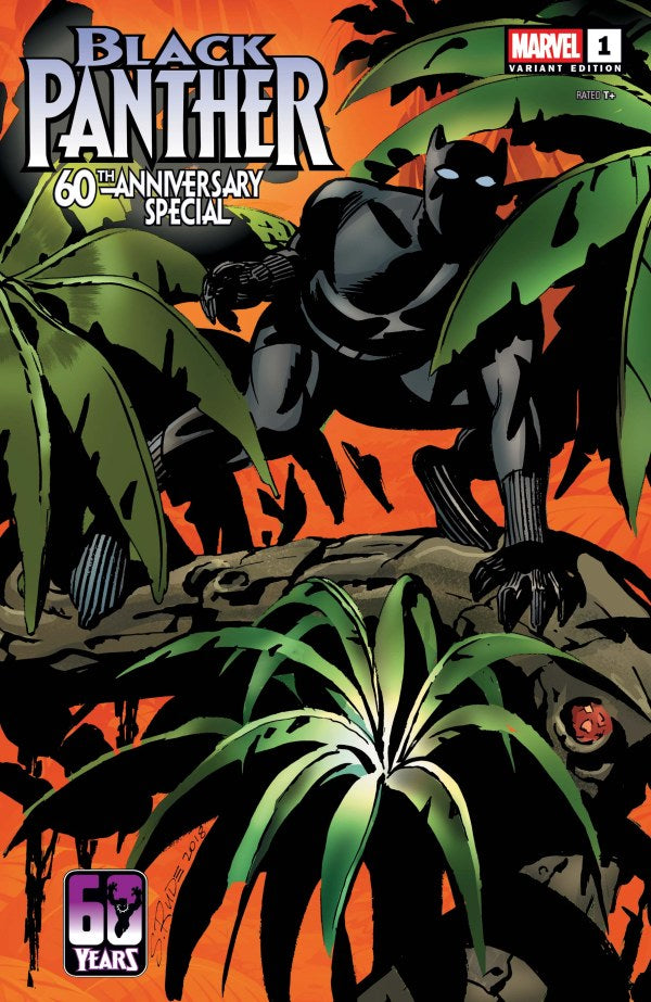 MARVEL BLACK PANTHER 60TH ANNIVERSARY SPECIAL #1 STEVE RUDE VARIANT
