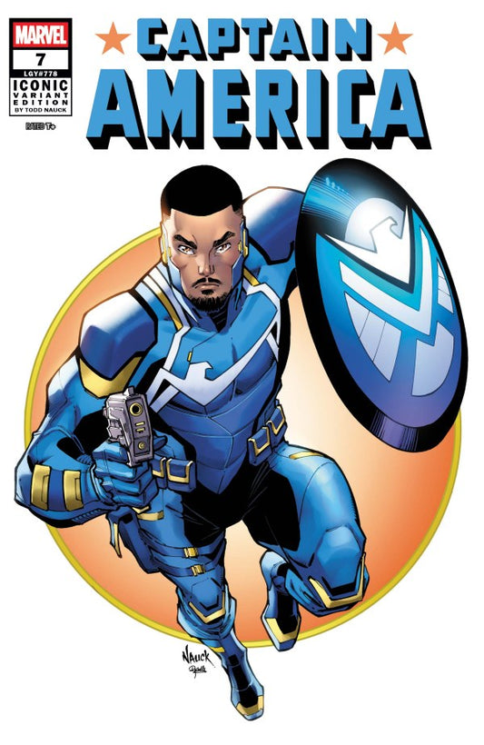 CAPTAIN AMERICA #7 TODD NAUCK ICONIC VARIANT