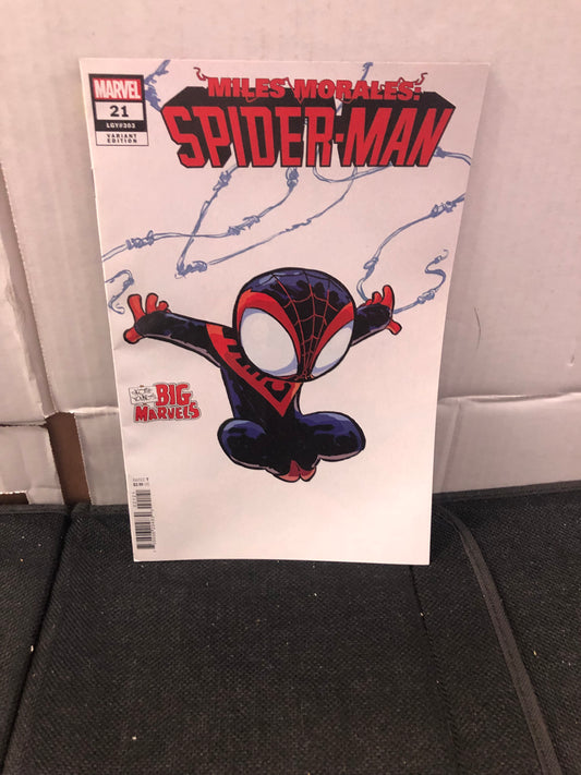 MARVEL COMICS MILES MORALES SPIDER-MAN 21 VARIANT