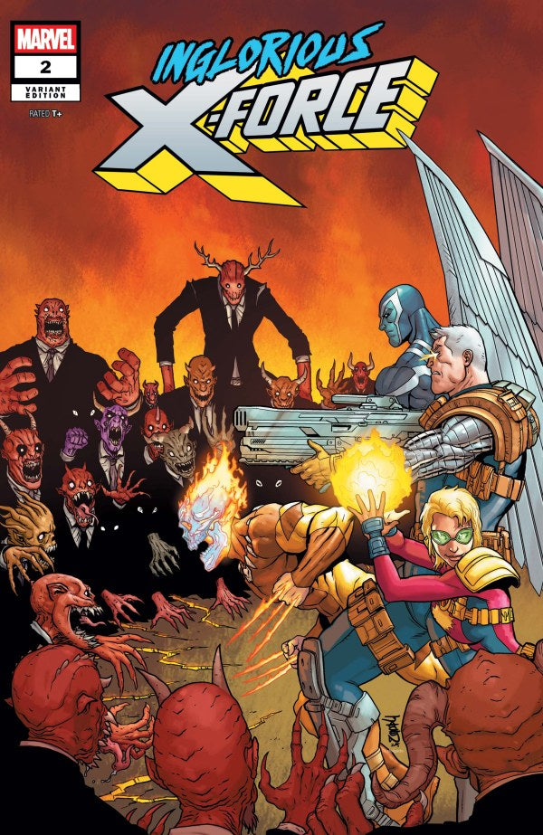 MARVEL COMICS INGLORIOUS X-FORCE #2 JACEN BURROWS VARIANT