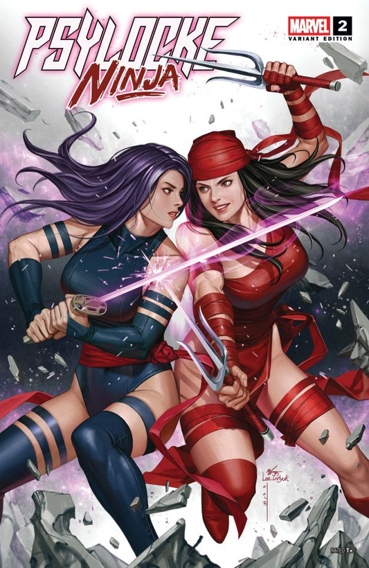 MARVEL COMICS PSYLOCKE: NINJA #2 INHYUK LEE VERSUS ELEKTRA VARIANT