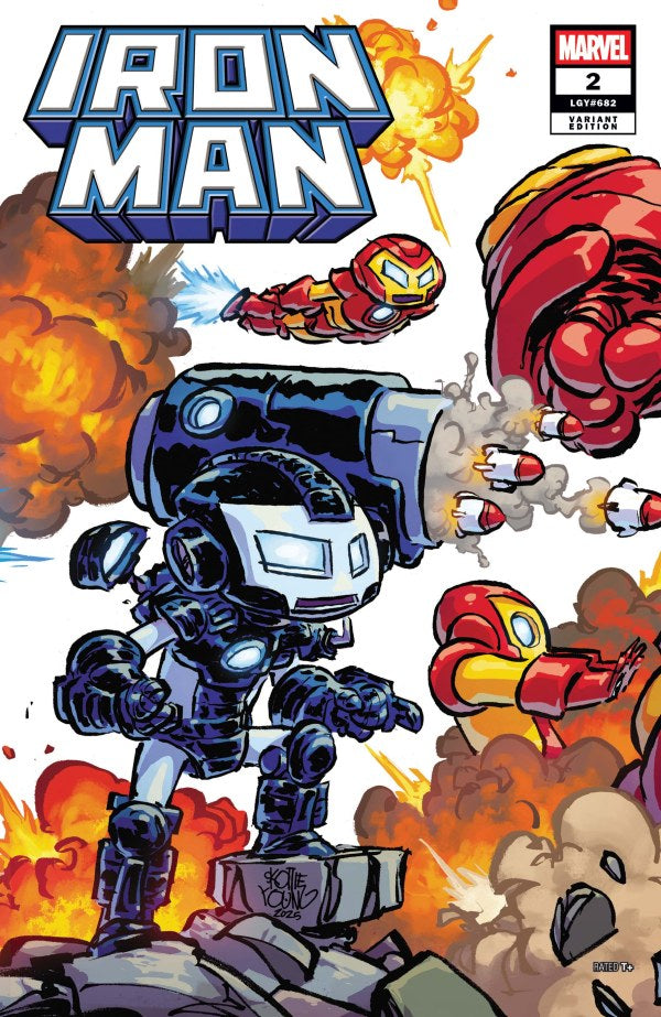 MARVEL COMICS IRON MAN #2 SKOTTIE YOUNG 4-PART CONNECTING VARIANT