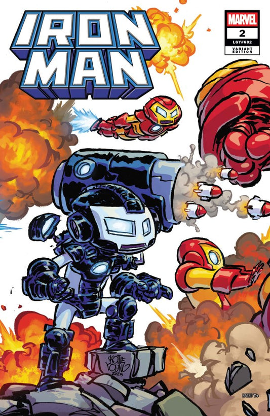 MARVEL COMICS IRON MAN #2 SKOTTIE YOUNG 4-PART CONNECTING VARIANT