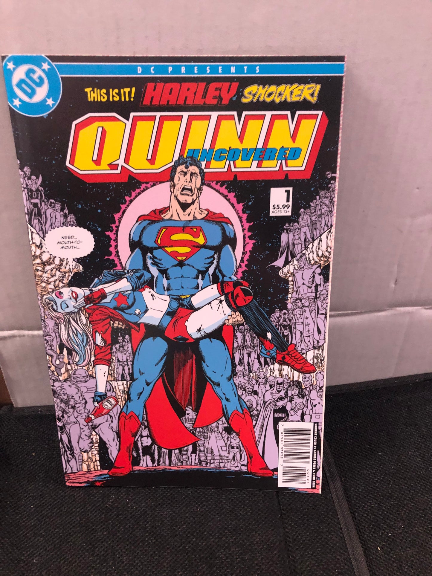 DC COMICS - DC PRESENTS QUINN UNCOVERED #1 GEORGE PEREZ VARIANT!!