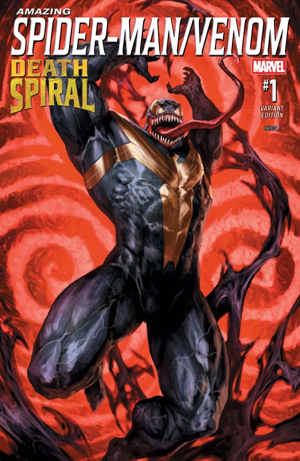 MARVEL COMICS AMAZING SPIDER-MAN/VENOM: DEATH SPIRAL #1 SKAN VENOM VARIANT [DS]