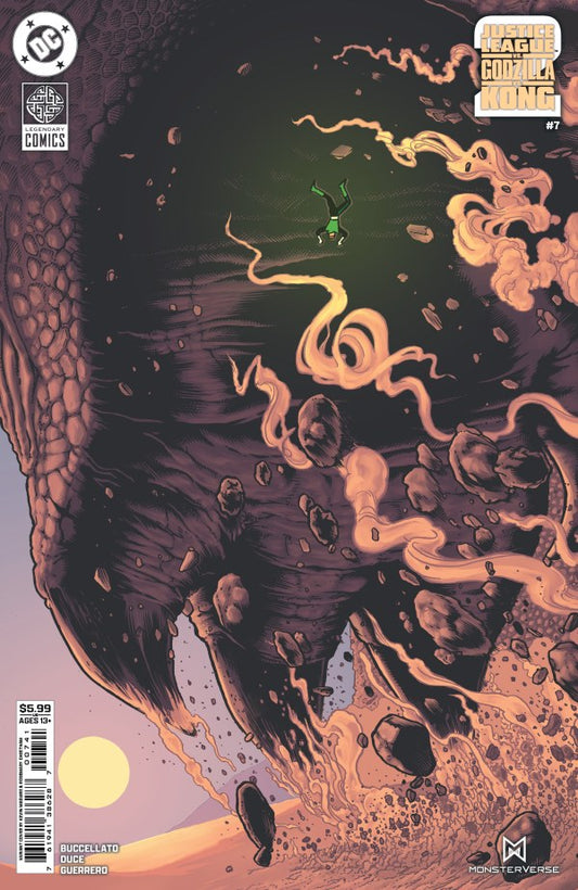 DC COMICS JUSTICE LEAGUE VS GODZILLA VS KONG 2 #7 (OF 7) CVR B KEVIN MAGUIRE CARD STOCK VAR