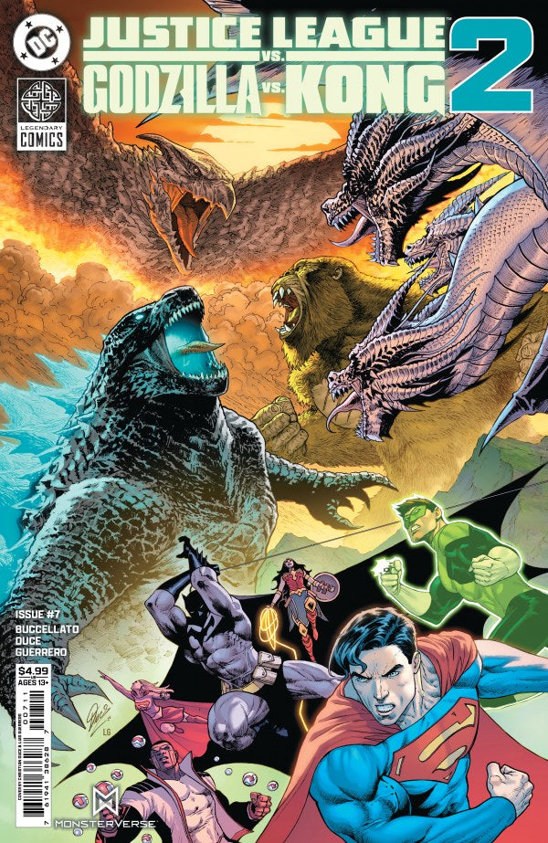 DC COMICS JUSTICE LEAGUE VS GODZILLA VS KONG 2 #7 (OF 7) CVR A CHRISTIAN DUCE