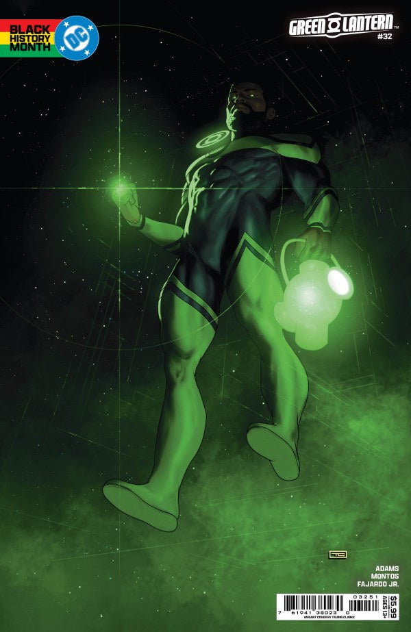 DC COMICS GREEN LANTERN #32 CVR E TAURIN CLARKE BLACK HISTORY MONTH CARD STOCK VAR