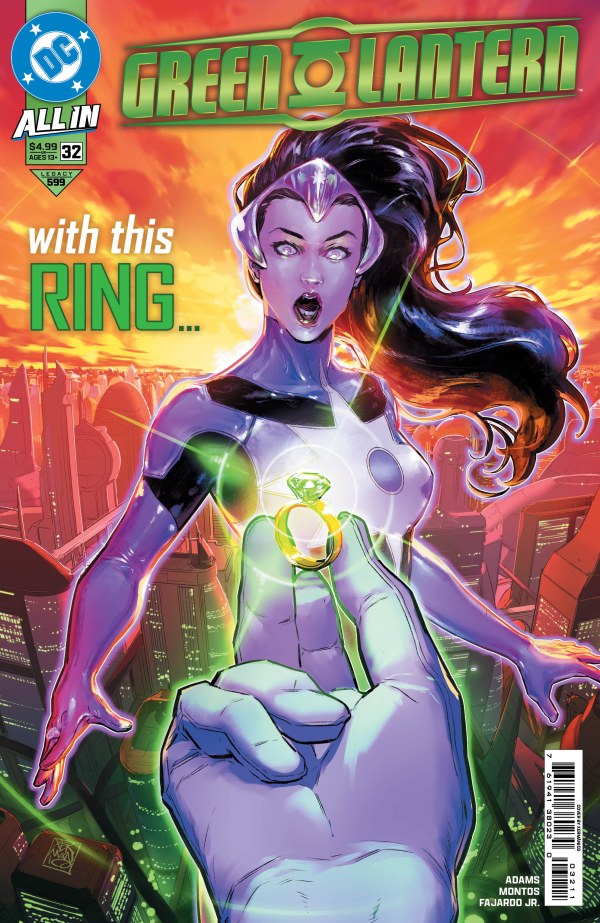 DC COMICS GREEN LANTERN #32 CVR A XERMANICO