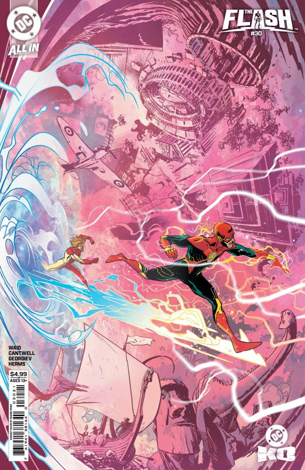 DC COMICS FLASH #30 CVR B RAMON PEREZ CARD STOCK VAR (DC K.O.)