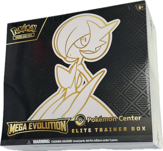 POKEMON TCG POKEMON CENTER MEGA EVOLUTION ELITE TRAINER BOX ETB WHITE