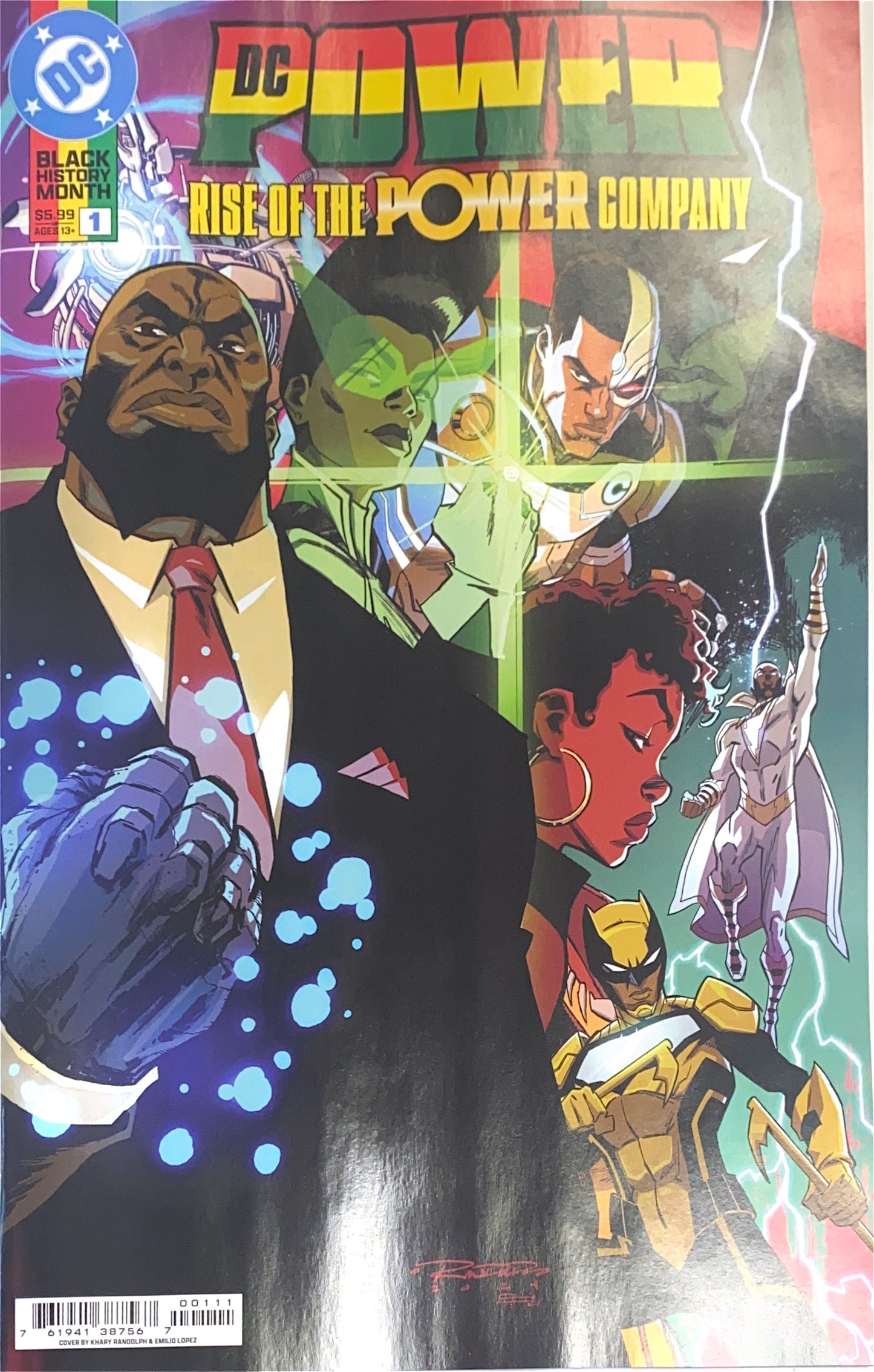 DC COMICS DC POWER RISE OF THE POWER COMPANY #1