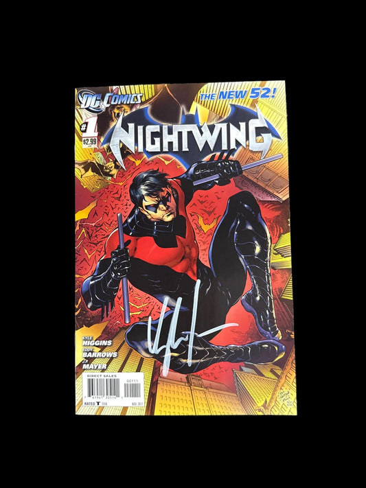 DC COMICS NIGHTWING #1 NEW 52 SIGNED BY KYLE HIGGINS