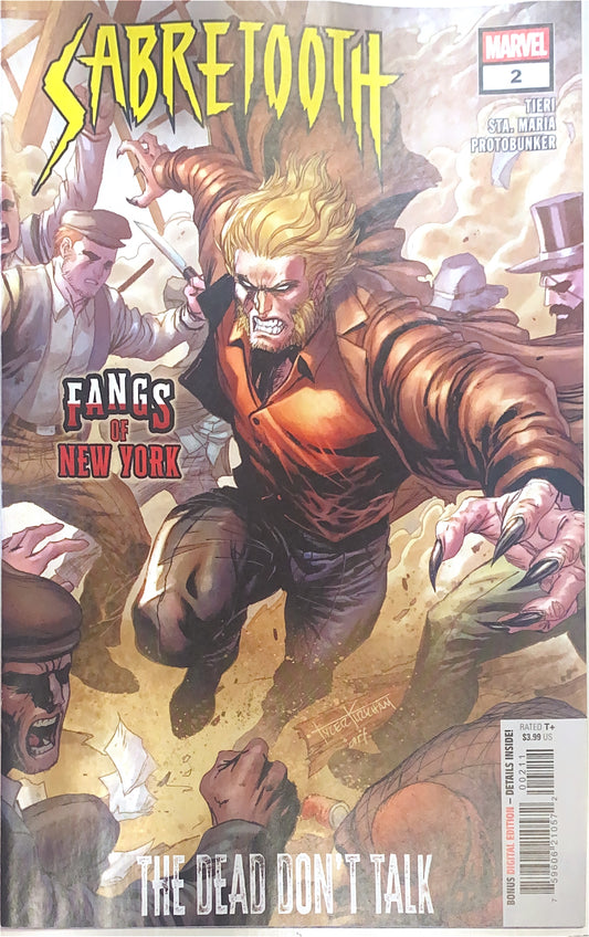 MARVEL COMICS SABRETOOTH THE DEAD DONT TALK #2