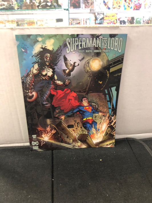 DC BLACK LABEL SUPERMAN VS LOBO BOOK ONE VARIANT