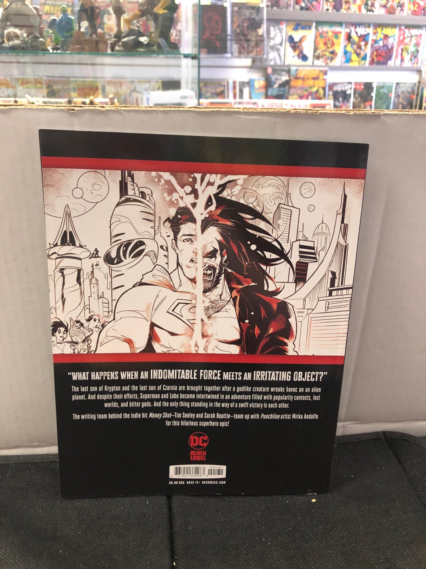 DC BLACK LABEL SUPERMAN VS LOBO BOOK ONE VARIANT