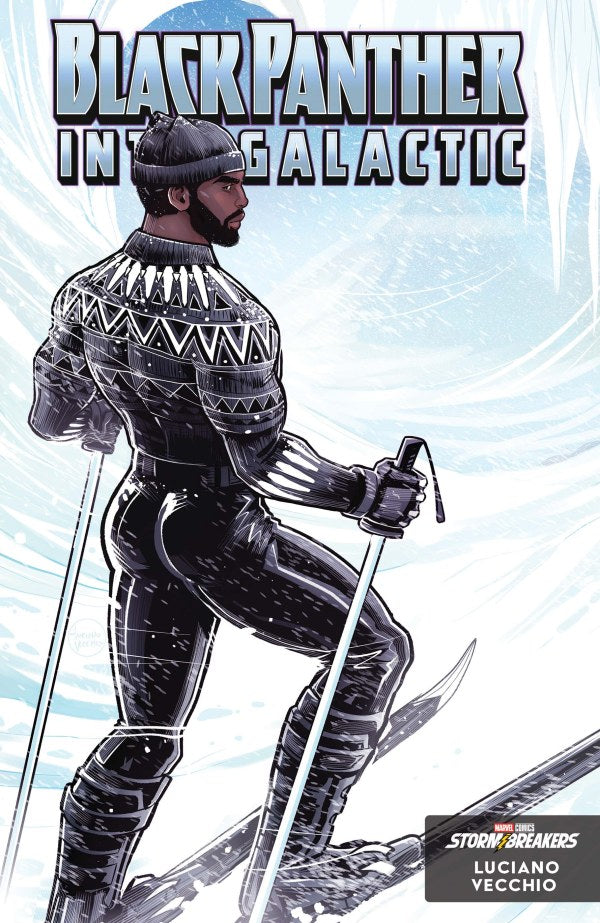 MARVEL COMICS BLACK PANTHER: INTERGALACTIC #1 LUCIANO VECCHIO WINTER BREAK VARIANT