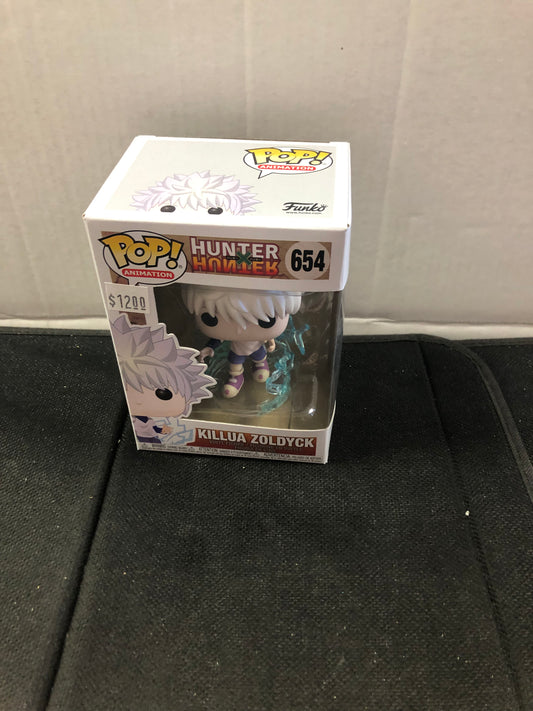 FUNKO POP POP ANIMATION # 654 KILLUA ZOLDYCK GOOD CONDITION