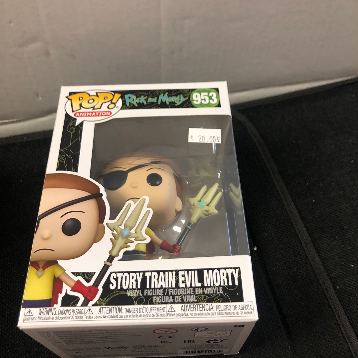 FUNKO POP POP ANIMATION RICK AND MORTY #953 STORY TRAIN EVIL MORTY GOOD CONDITION