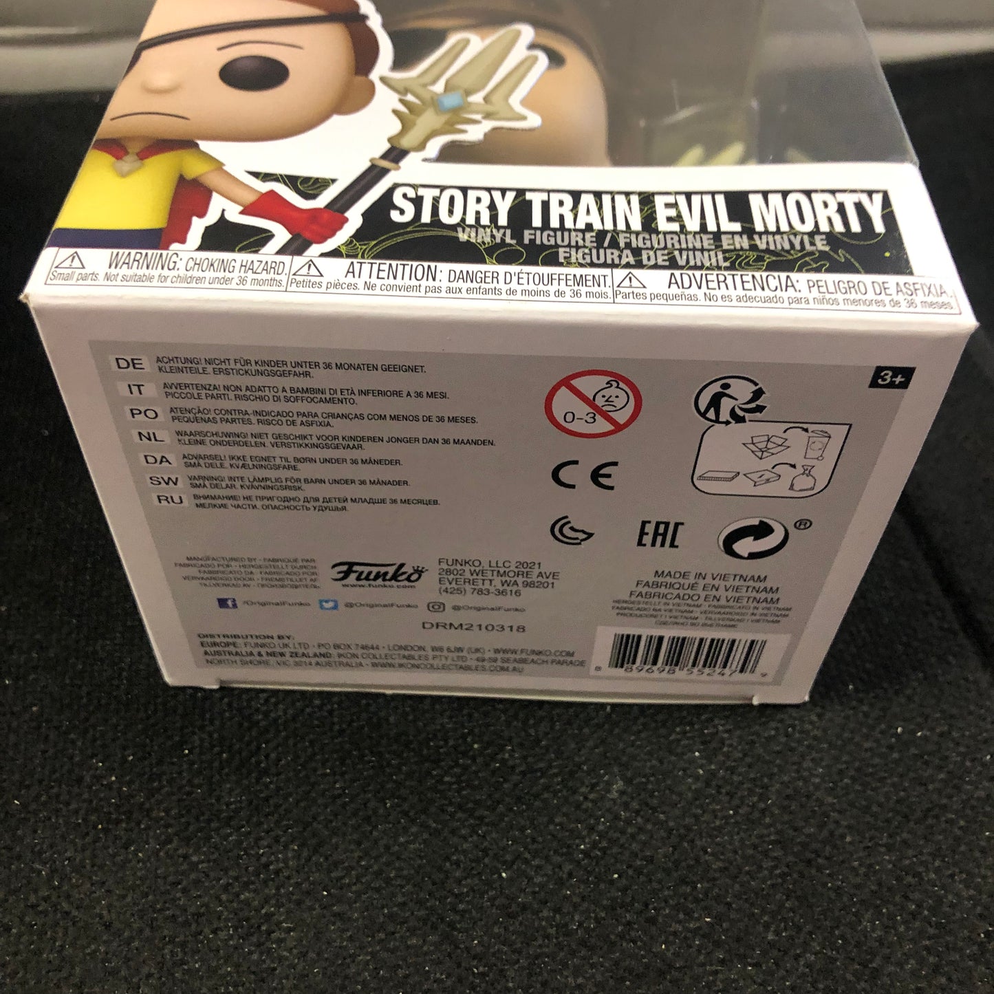 FUNKO POP POP ANIMATION RICK AND MORTY #953 STORY TRAIN EVIL MORTY GOOD CONDITION