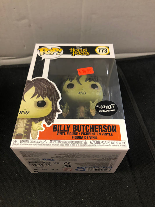 FUNKO POP DISNEY HOCUS POCUS #773 BILLY BUTCHERSON SPIRIT EXCLUSIVE GOOD CONDITION