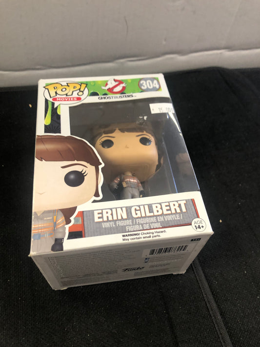 FUNKO POP POP MOVIES GHOSTBUSTERS # 304 ERIN GILBERT GOOD CONDITION