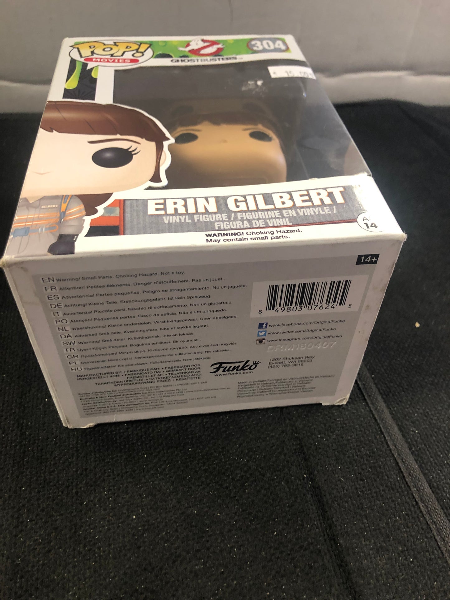 FUNKO POP POP MOVIES GHOSTBUSTERS # 304 ERIN GILBERT GOOD CONDITION