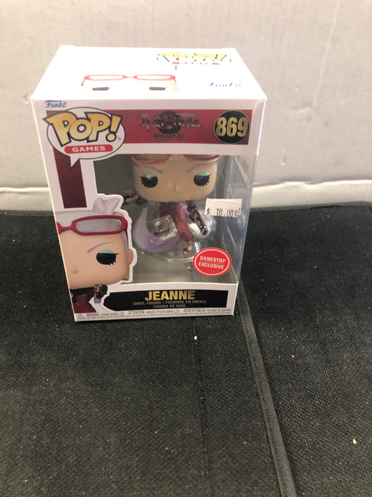 FUNKO POP POP GAMES BAYONETTA BLOODY FATE #869 JEANNE GAMESTOP EXCLUSIVE GOOD CONDITION