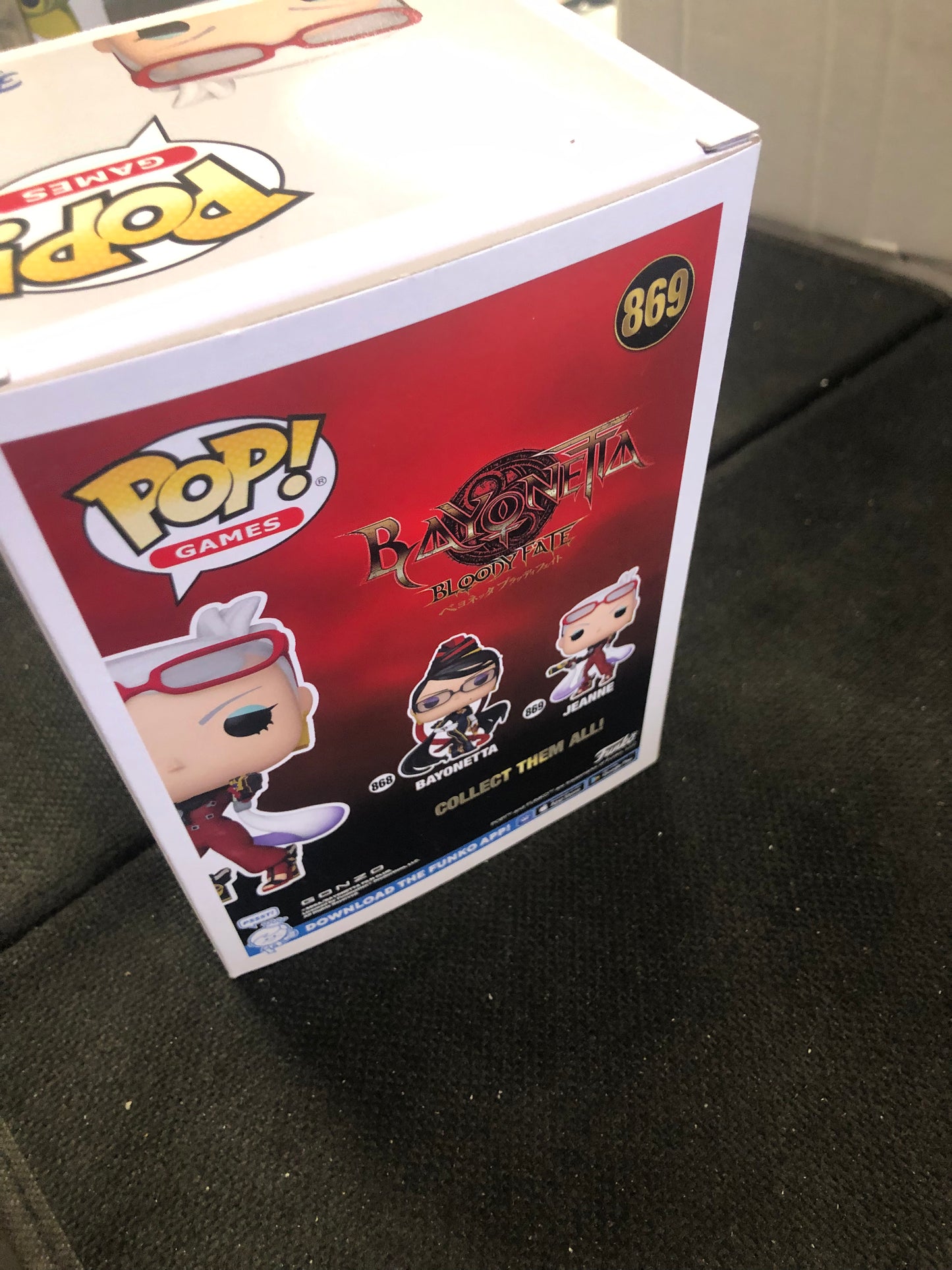 FUNKO POP POP GAMES BAYONETTA BLOODY FATE #869 JEANNE GAMESTOP EXCLUSIVE GOOD CONDITION