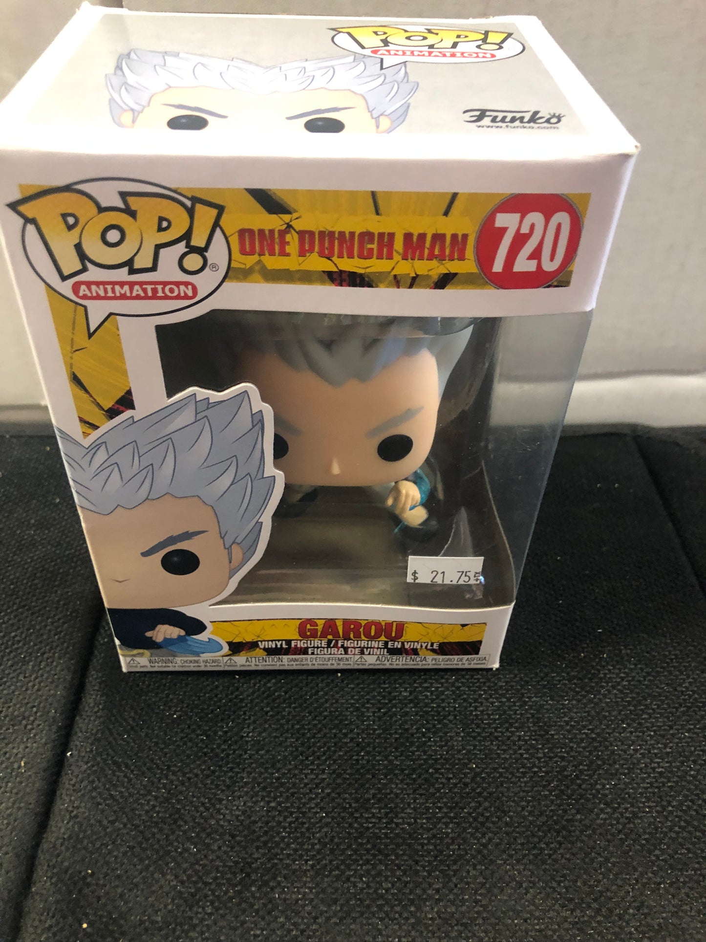 FUNKO POP MOVIES POP ANIMATION ONE PUNCH MAN #720 GAROU GOOD CONDITION