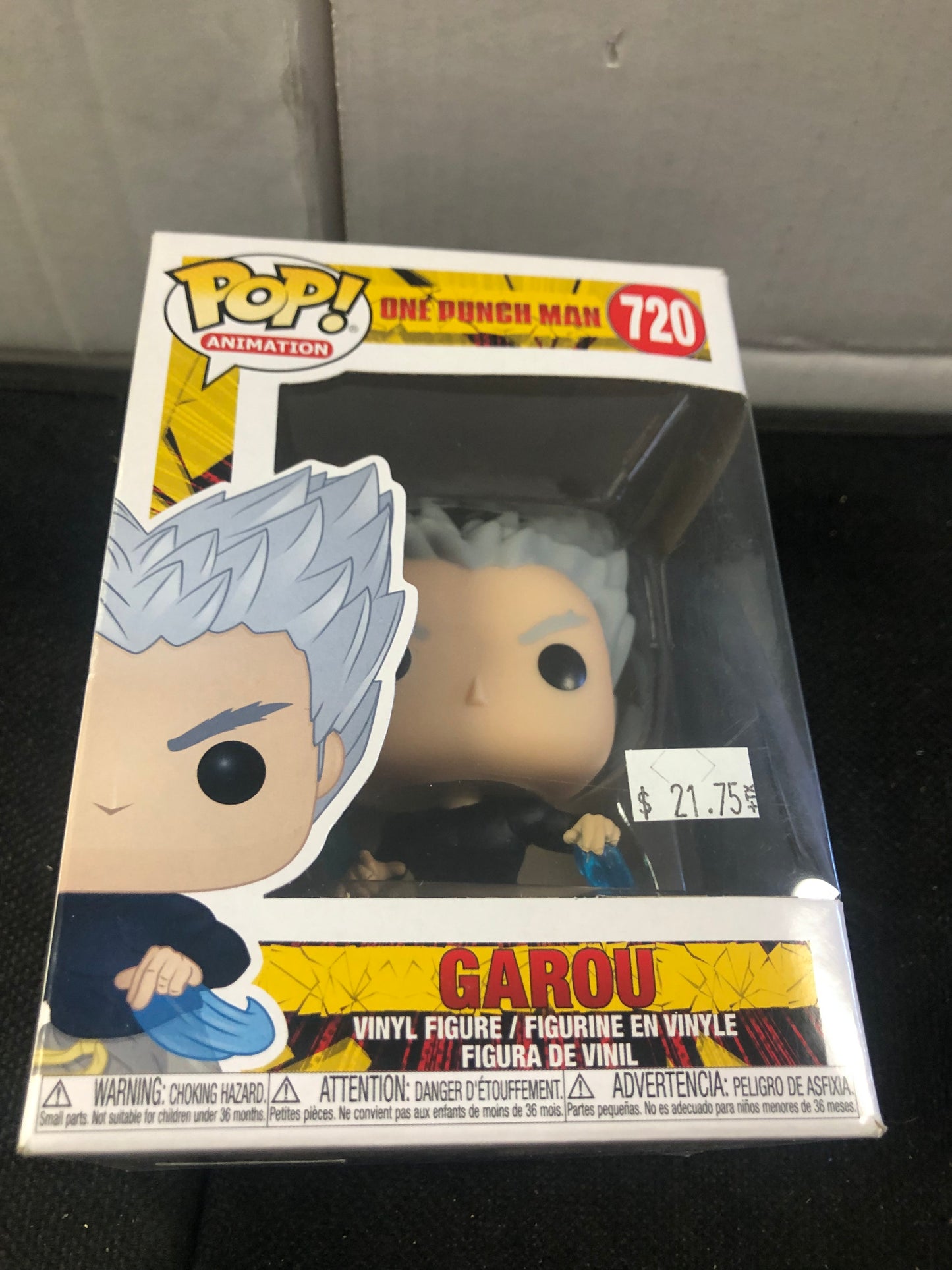 FUNKO POP MOVIES POP ANIMATION ONE PUNCH MAN #720 GAROU GOOD CONDITION