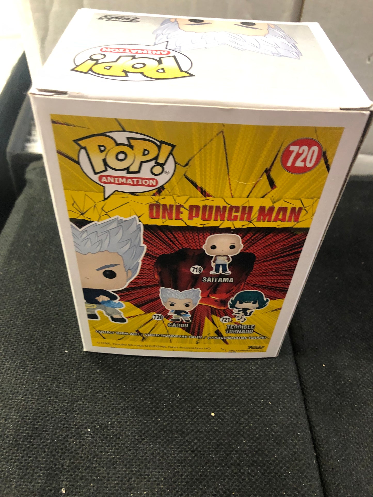 FUNKO POP MOVIES POP ANIMATION ONE PUNCH MAN #720 GAROU GOOD CONDITION