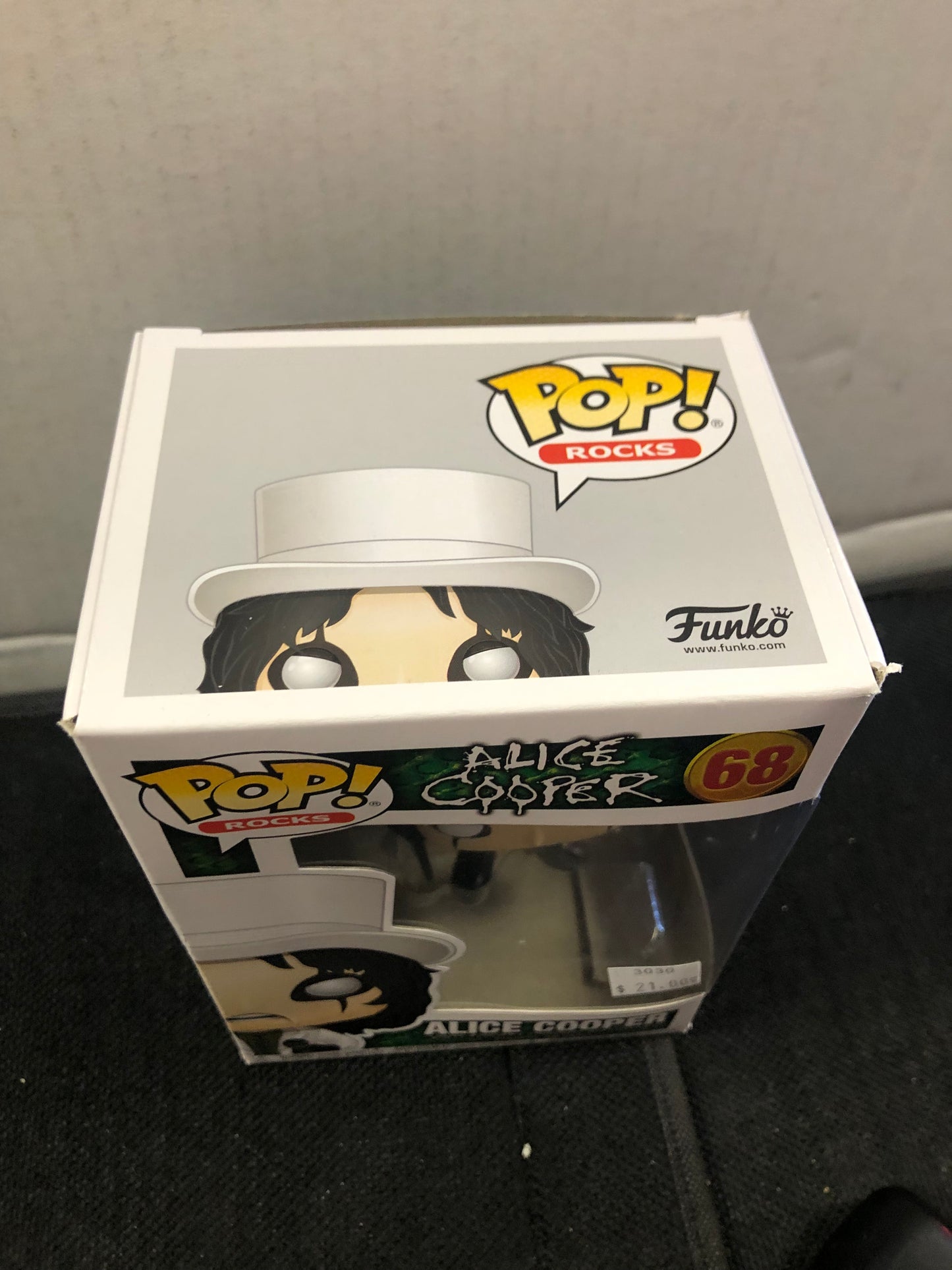 FUNKO POP POP ROCKS #68 ALICE COOPER GOOD CONDITION