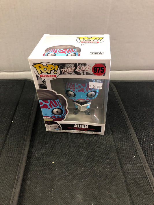 FUNKO POP POP MOVIES THEY LIVE # 975 ALIEN GOOD CONDITION