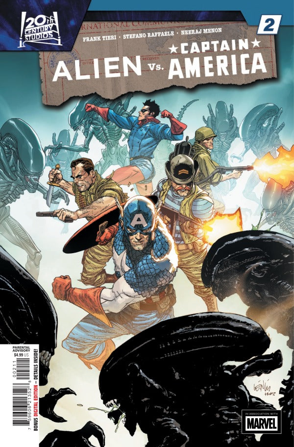 MARVEL COMICS ALIEN VS. CAPTAIN AMERICA #2